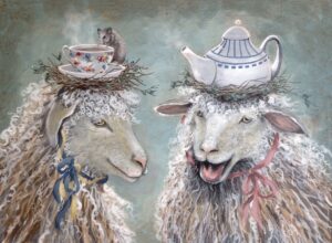 Tea for Ewe 
20" X 16"
Oil on Canvas
SOLD